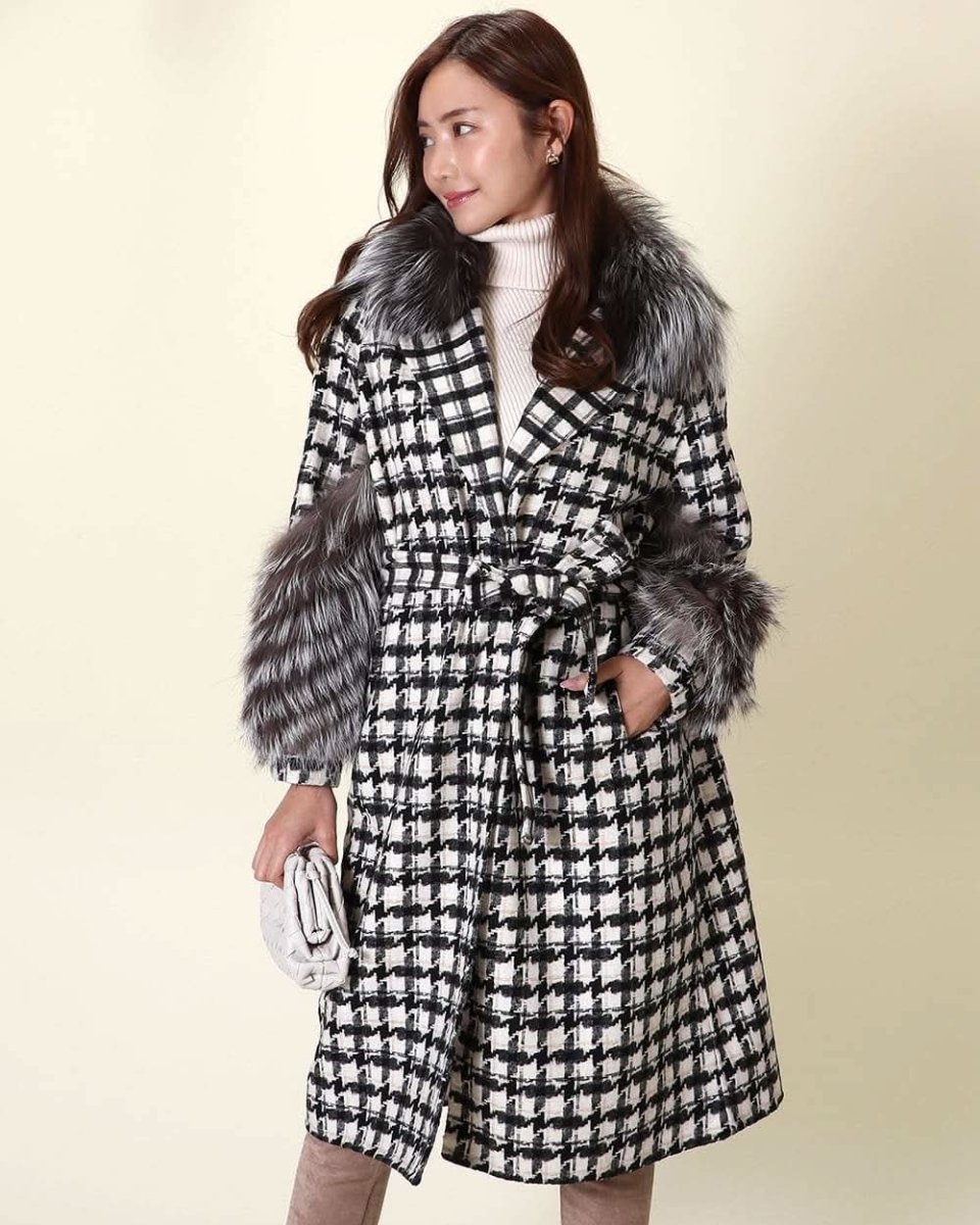 【高品質ウール95%&リアルフォックスファー100%】【動画あり】ボリュームファースリーブ襟ロングスリットコート 3色展開 - select store mirror me【高品質ウール95%&リアルフォックスファー100%】【動画あり】ボリュームファースリーブ襟ロングスリットコート 3色展開153368547mirror meselect store mirror me153368547ホワイト M