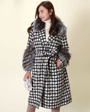 【高品質ウール95%&リアルフォックスファー100%】【動画あり】ボリュームファースリーブ襟ロングスリットコート 3色展開 - select store mirror me【高品質ウール95%&リアルフォックスファー100%】【動画あり】ボリュームファースリーブ襟ロングスリットコート 3色展開153368547mirror meselect store mirror me153368547ホワイト M