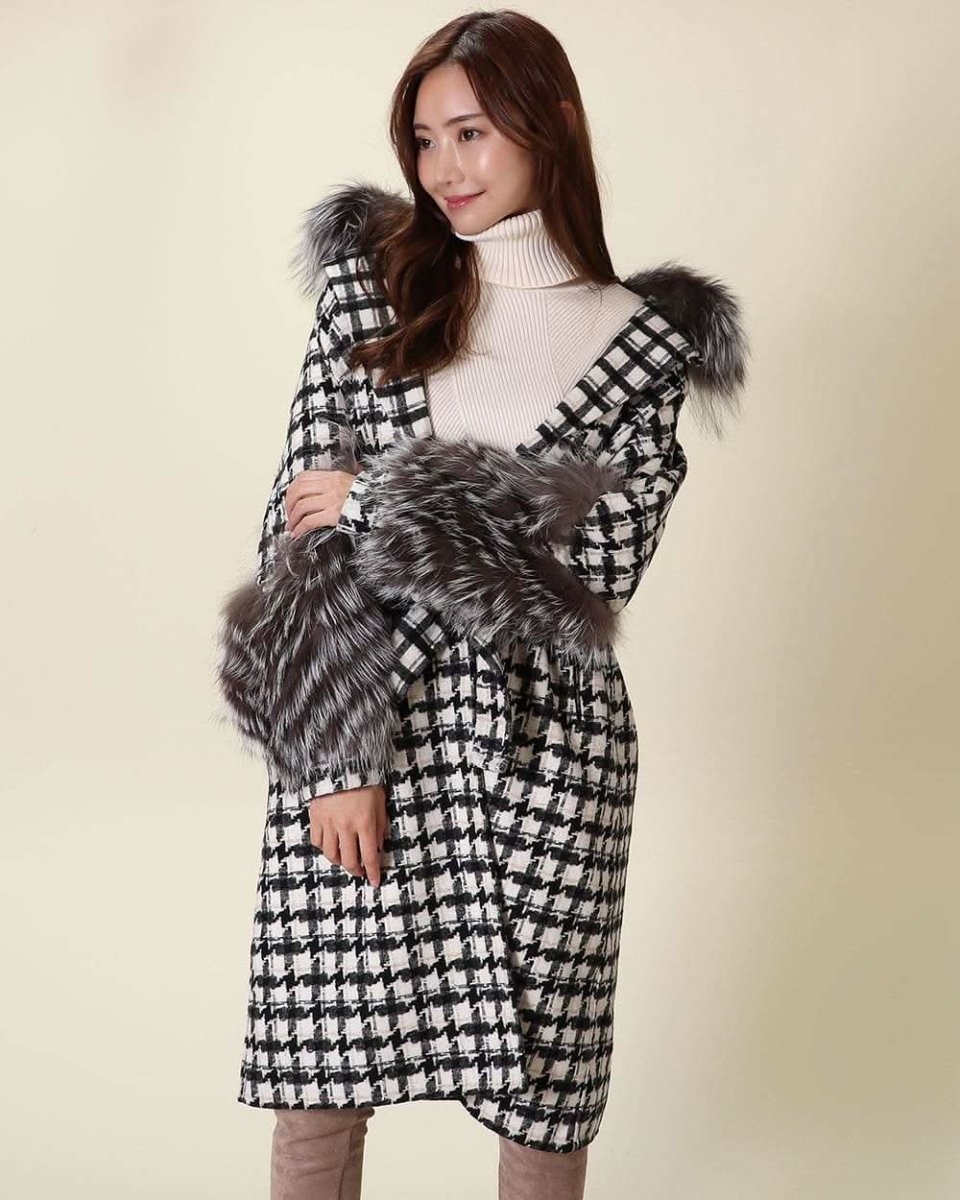 【高品質ウール95%&リアルフォックスファー100%】【動画あり】ボリュームファースリーブ襟ロングスリットコート 3色展開 - select store mirror me【高品質ウール95%&リアルフォックスファー100%】【動画あり】ボリュームファースリーブ襟ロングスリットコート 3色展開153368547mirror meselect store mirror me153368547ホワイト M