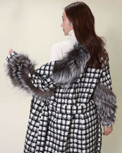 【高品質ウール95%&リアルフォックスファー100%】【動画あり】ボリュームファースリーブ襟ロングスリットコート 3色展開 - select store mirror me【高品質ウール95%&リアルフォックスファー100%】【動画あり】ボリュームファースリーブ襟ロングスリットコート 3色展開153368547mirror meselect store mirror me153368547ホワイト M