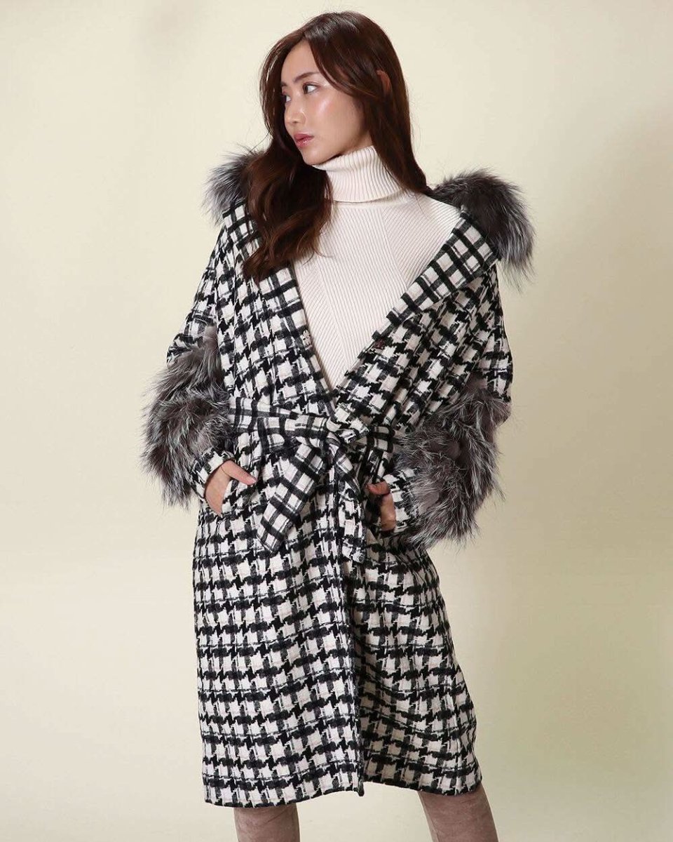 【高品質ウール95%&リアルフォックスファー100%】【動画あり】ボリュームファースリーブ襟ロングスリットコート 3色展開 - select store mirror me【高品質ウール95%&リアルフォックスファー100%】【動画あり】ボリュームファースリーブ襟ロングスリットコート 3色展開153368547mirror meselect store mirror me153368547ホワイト M