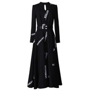 【動画あり】ロゴデザインウエストベルト付きハイネックブラックワンピース - select store mirror me【動画あり】ロゴデザインウエストベルト付きハイネックブラックワンピース97487756mirror meselect store mirror me97487756S