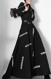 【動画あり】ロゴデザインウエストベルト付きハイネックブラックワンピース - select store mirror me【動画あり】ロゴデザインウエストベルト付きハイネックブラックワンピース97487756mirror meselect store mirror me97487756S