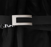 【動画あり】ロゴデザインウエストベルト付きハイネックブラックワンピース - select store mirror me【動画あり】ロゴデザインウエストベルト付きハイネックブラックワンピース97487756mirror meselect store mirror me97487756S