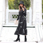 【動画あり】ロゴデザインウエストベルト付きハイネックブラックワンピース - select store mirror me【動画あり】ロゴデザインウエストベルト付きハイネックブラックワンピース97487756mirror meselect store mirror me97487756S