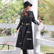 【動画あり】ロゴデザインウエストベルト付きハイネックブラックワンピース - select store mirror me【動画あり】ロゴデザインウエストベルト付きハイネックブラックワンピース97487756mirror meselect store mirror me97487756S