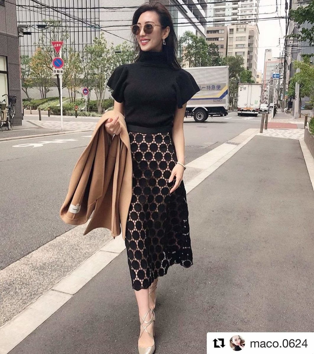 【動画あり】ドットパンチングレースAラインスカート 2色展開 - select store mirror me【動画あり】ドットパンチングレースAラインスカート 2色展開52696370mirror meselect store mirror me52696370ホワイト×S