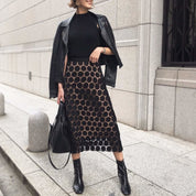 【動画あり】ドットパンチングレースAラインスカート 2色展開 - select store mirror me【動画あり】ドットパンチングレースAラインスカート 2色展開52696370mirror meselect store mirror me52696370ホワイト×S