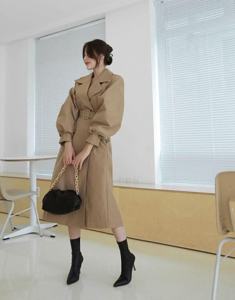 ランタンスリーブJJトレンチコート 2色展開 - select store mirror meランタンスリーブJJトレンチコート 2色展開188895872mirror meselect store mirror me188895872ベージュS