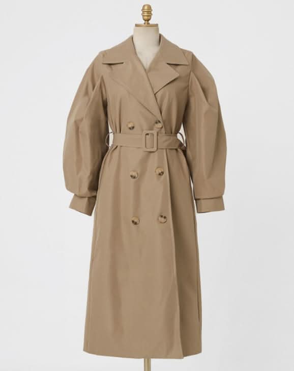 ランタンスリーブJJトレンチコート 2色展開 - select store mirror meランタンスリーブJJトレンチコート 2色展開188895872mirror meselect store mirror me188895872ベージュS