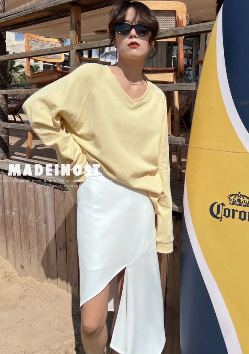 アシンメトリーカットKIKIスカート 4色展開 - select store mirror meアシンメトリーカットKIKIスカート 4色展開205735502mirror meselect store mirror me205735502ホワイトS