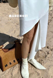 アシンメトリーカットKIKIスカート 4色展開 - select store mirror meアシンメトリーカットKIKIスカート 4色展開205735502mirror meselect store mirror me205735502ホワイトS