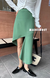 アシンメトリーカットKIKIスカート 4色展開 - select store mirror meアシンメトリーカットKIKIスカート 4色展開205735502mirror meselect store mirror me205735502ホワイトS