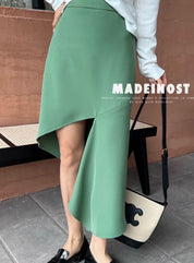 アシンメトリーカットKIKIスカート 4色展開 - select store mirror meアシンメトリーカットKIKIスカート 4色展開205735502mirror meselect store mirror me205735502ホワイトS