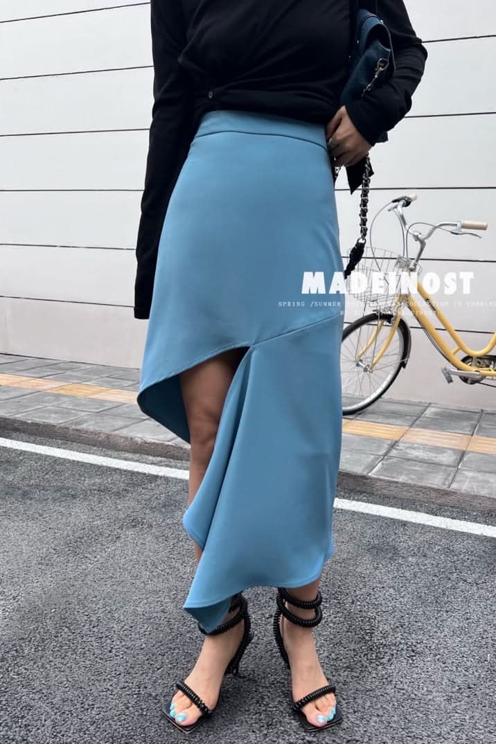 アシンメトリーカットKIKIスカート 4色展開 - select store mirror meアシンメトリーカットKIKIスカート 4色展開205735502mirror meselect store mirror me205735502ホワイトS