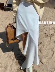 アシンメトリーカットKIKIスカート 4色展開 - select store mirror meアシンメトリーカットKIKIスカート 4色展開205735502mirror meselect store mirror me205735502ホワイトS