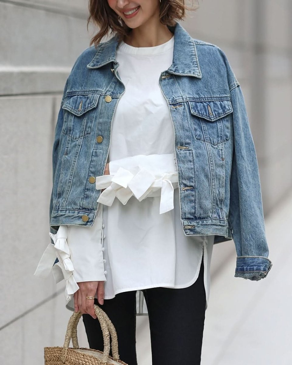 【動画あり】トリプルリボンスリーブKiKiブラウス - select store mirror me【動画あり】トリプルリボンスリーブKiKiブラウス203504896mirror meselect store mirror me203504896S