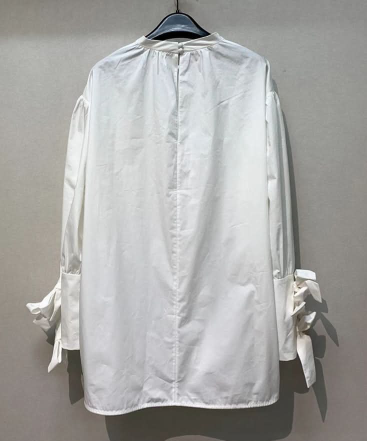 【動画あり】トリプルリボンスリーブKiKiブラウス - select store mirror me【動画あり】トリプルリボンスリーブKiKiブラウス203504896mirror meselect store mirror me203504896S