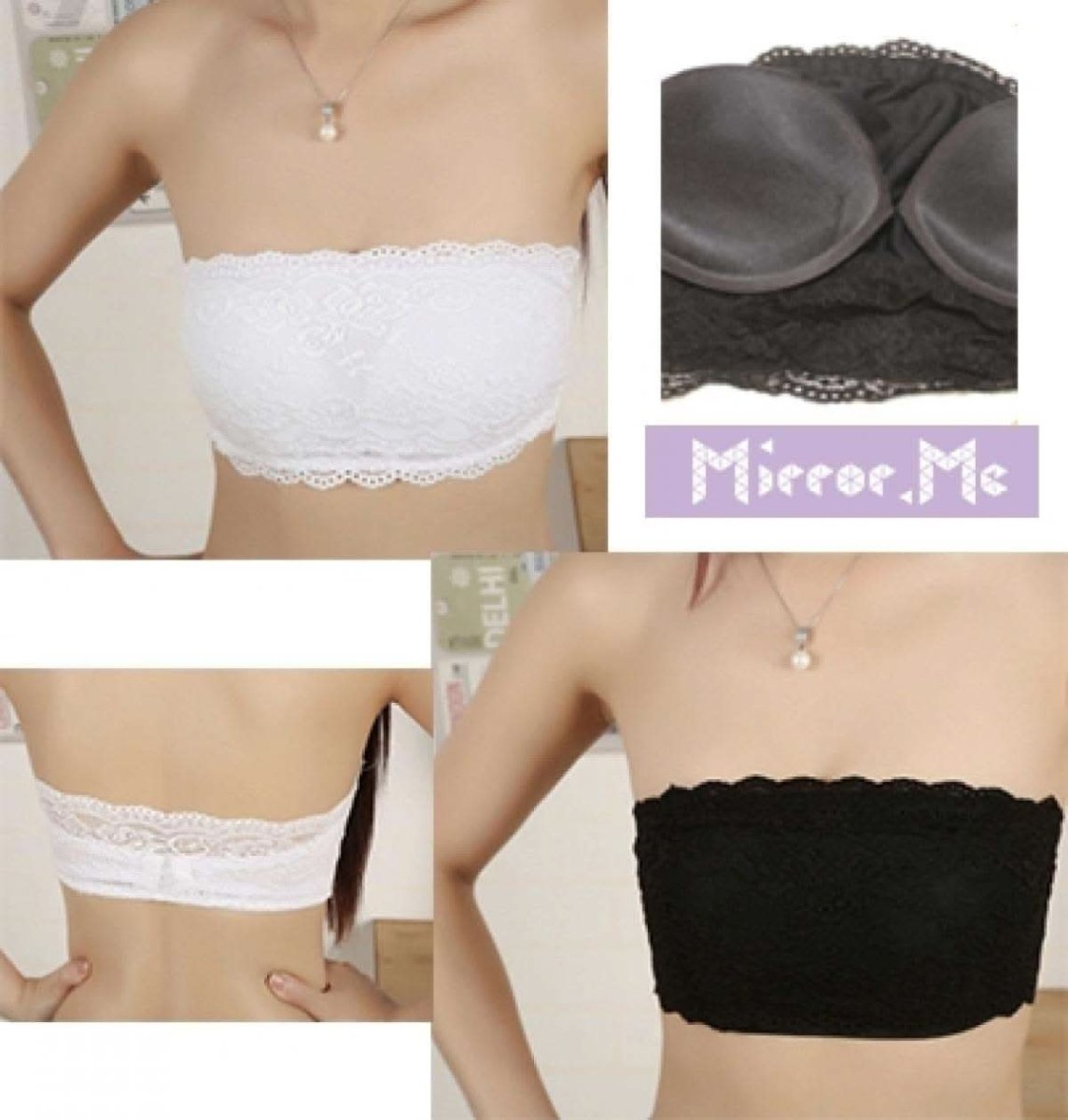 <ブラックLサイズ1点即納>大人気!総レースチューブトップス 2色展開 - select store mirror me<ブラックLサイズ1点即納>大人気!総レースチューブトップス 2色展開52691945mirror meselect store mirror me52691945ホワイト×S