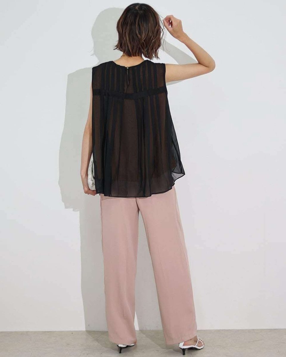 <Lサイズ1点即納><サイズ展開豊富>【動画あり】上質プリーツブラックシースルーフレアトップス - select store mirror me<Lサイズ1点即納><サイズ展開豊富>【動画あり】上質プリーツブラックシースルーフレアトップス194555354mirror meselect store mirror me194555354M
