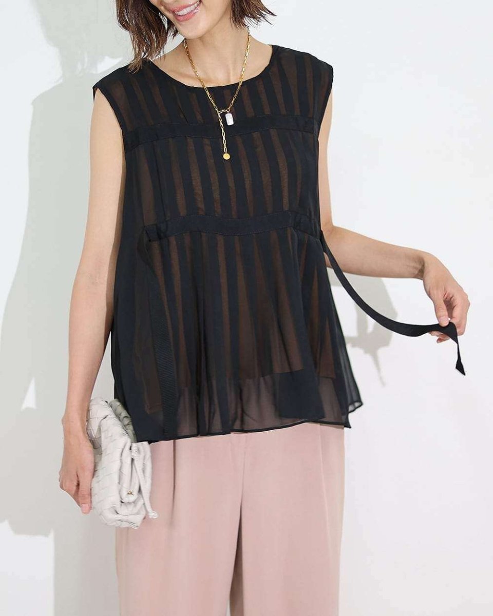 <Lサイズ1点即納><サイズ展開豊富>【動画あり】上質プリーツブラックシースルーフレアトップス - select store mirror me<Lサイズ1点即納><サイズ展開豊富>【動画あり】上質プリーツブラックシースルーフレアトップス194555354mirror meselect store mirror me194555354M