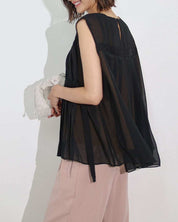 <Lサイズ1点即納><サイズ展開豊富>【動画あり】上質プリーツブラックシースルーフレアトップス - select store mirror me<Lサイズ1点即納><サイズ展開豊富>【動画あり】上質プリーツブラックシースルーフレアトップス194555354mirror meselect store mirror me194555354M