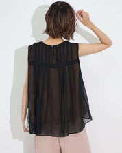 <Lサイズ1点即納><サイズ展開豊富>【動画あり】上質プリーツブラックシースルーフレアトップス - select store mirror me<Lサイズ1点即納><サイズ展開豊富>【動画あり】上質プリーツブラックシースルーフレアトップス194555354mirror meselect store mirror me194555354M