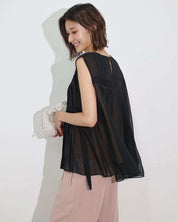 <Lサイズ1点即納><サイズ展開豊富>【動画あり】上質プリーツブラックシースルーフレアトップス - select store mirror me<Lサイズ1点即納><サイズ展開豊富>【動画あり】上質プリーツブラックシースルーフレアトップス194555354mirror meselect store mirror me194555354M