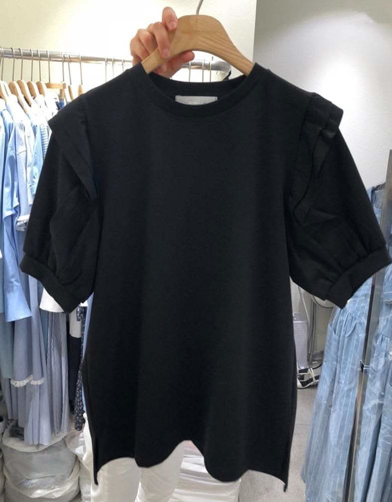 <ホワイトL1点即納>デザインフリルパフスリーブTシャツ 2色展開 - select store mirror me<ホワイトL1点即納>デザインフリルパフスリーブTシャツ 2色展開194487795mirror meselect store mirror me194487795ホワイト S