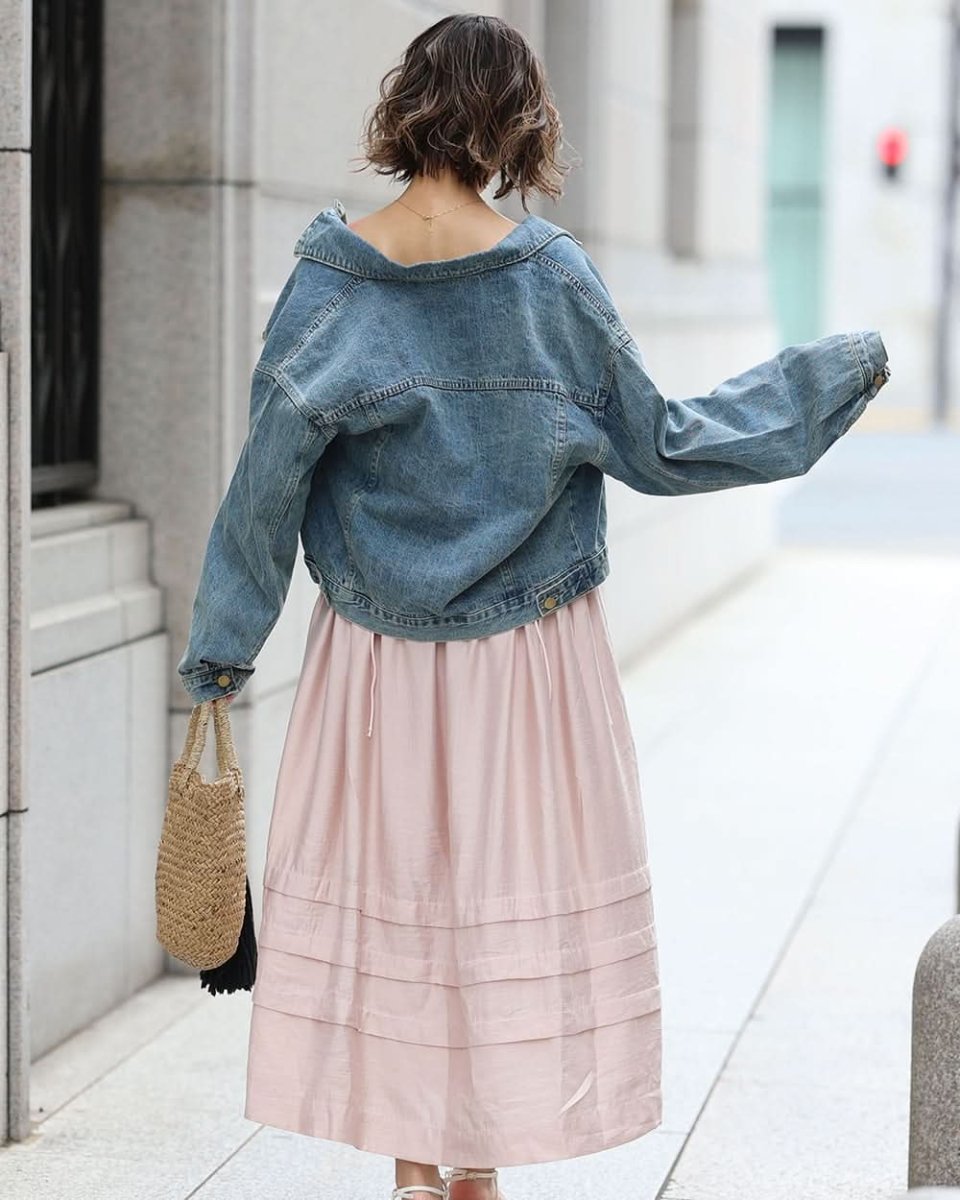 LILIライトブルーデニムジャケット - select store mirror meLILIライトブルーデニムジャケットmirror meselect store mirror meフリーサイズ