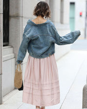 LILIライトブルーデニムジャケット - select store mirror meLILIライトブルーデニムジャケットmirror meselect store mirror meフリーサイズ