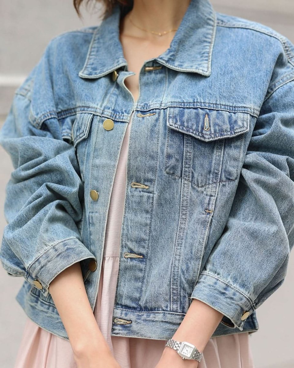 LILIライトブルーデニムジャケット - select store mirror meLILIライトブルーデニムジャケットmirror meselect store mirror meフリーサイズ