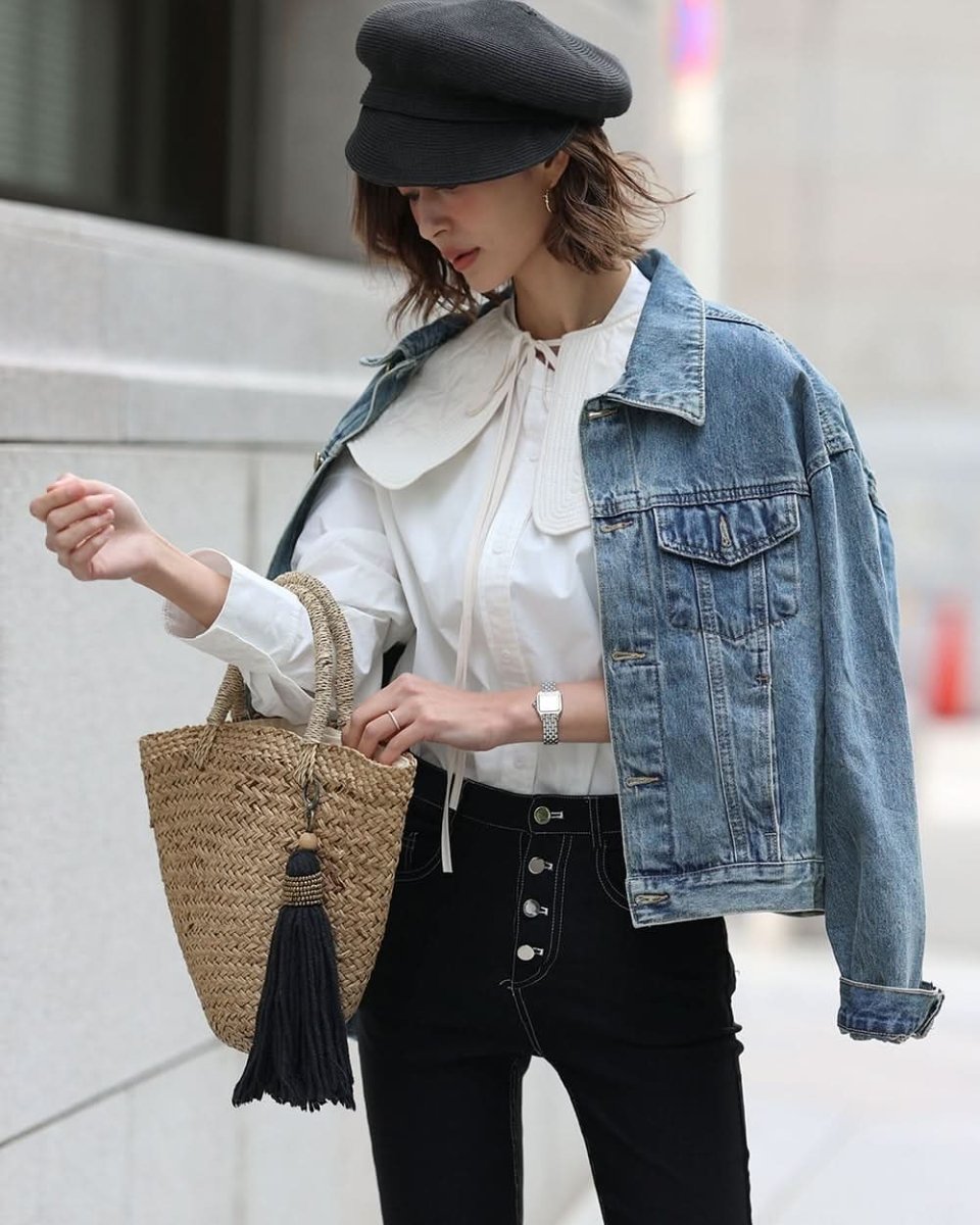 LILIライトブルーデニムジャケット - select store mirror meLILIライトブルーデニムジャケットmirror meselect store mirror meフリーサイズ