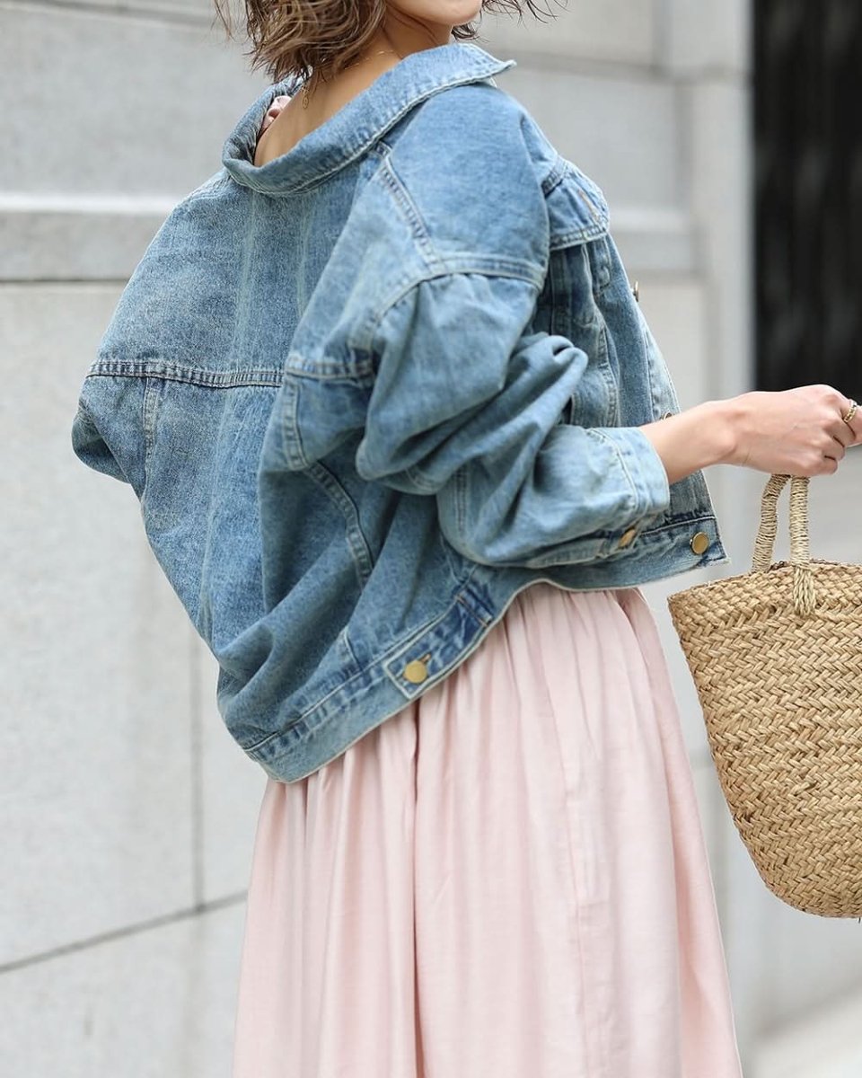 LILIライトブルーデニムジャケット - select store mirror meLILIライトブルーデニムジャケットmirror meselect store mirror meフリーサイズ