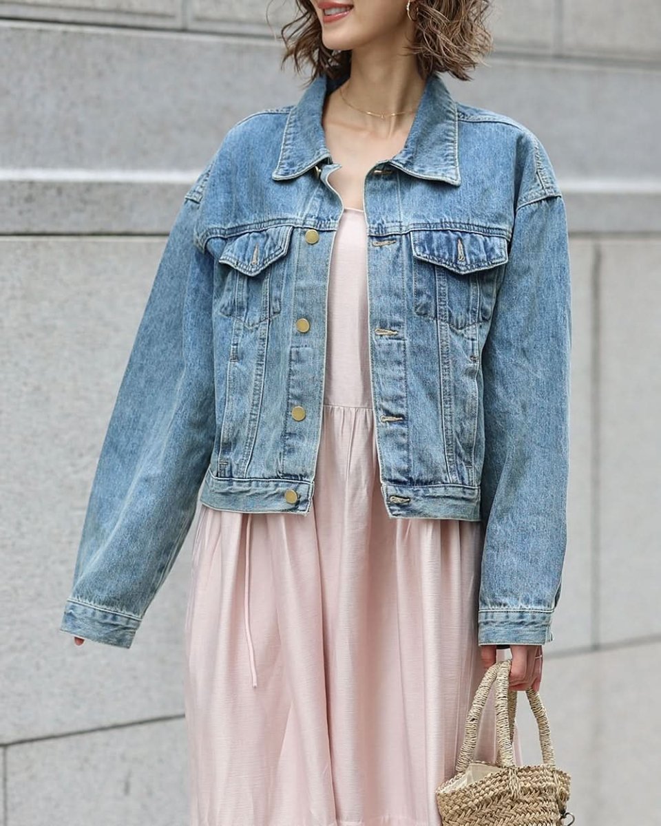 LILIライトブルーデニムジャケット - select store mirror meLILIライトブルーデニムジャケットmirror meselect store mirror meフリーサイズ