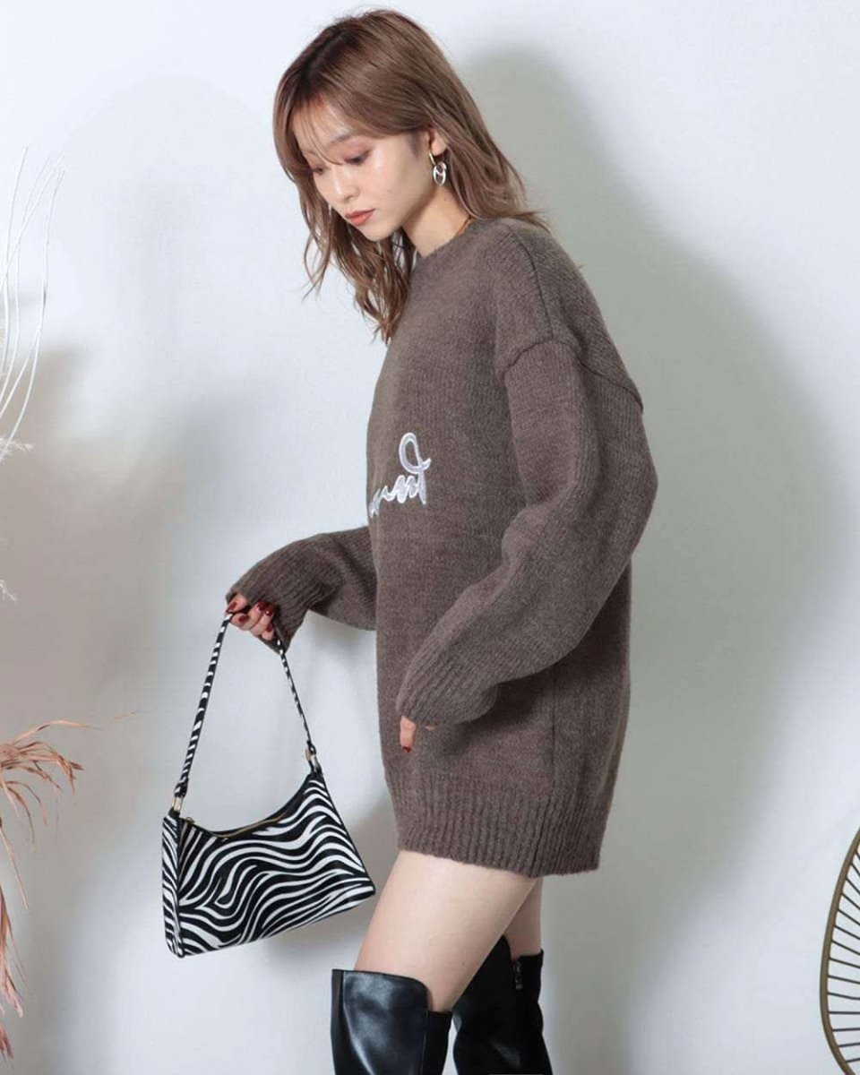 <キャメルM即納>【動画あり】ロゴデザインオーバーゆるニット 3色展開 - select store mirror me<キャメルM即納>【動画あり】ロゴデザインオーバーゆるニット 3色展開194556833mirror meselect store mirror me194556833ベージュ S