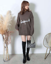 <キャメルM即納>【動画あり】ロゴデザインオーバーゆるニット 3色展開 - select store mirror me<キャメルM即納>【動画あり】ロゴデザインオーバーゆるニット 3色展開194556833mirror meselect store mirror me194556833ベージュ S