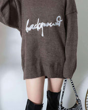 <キャメルM即納>【動画あり】ロゴデザインオーバーゆるニット 3色展開 - select store mirror me<キャメルM即納>【動画あり】ロゴデザインオーバーゆるニット 3色展開194556833mirror meselect store mirror me194556833ベージュ S