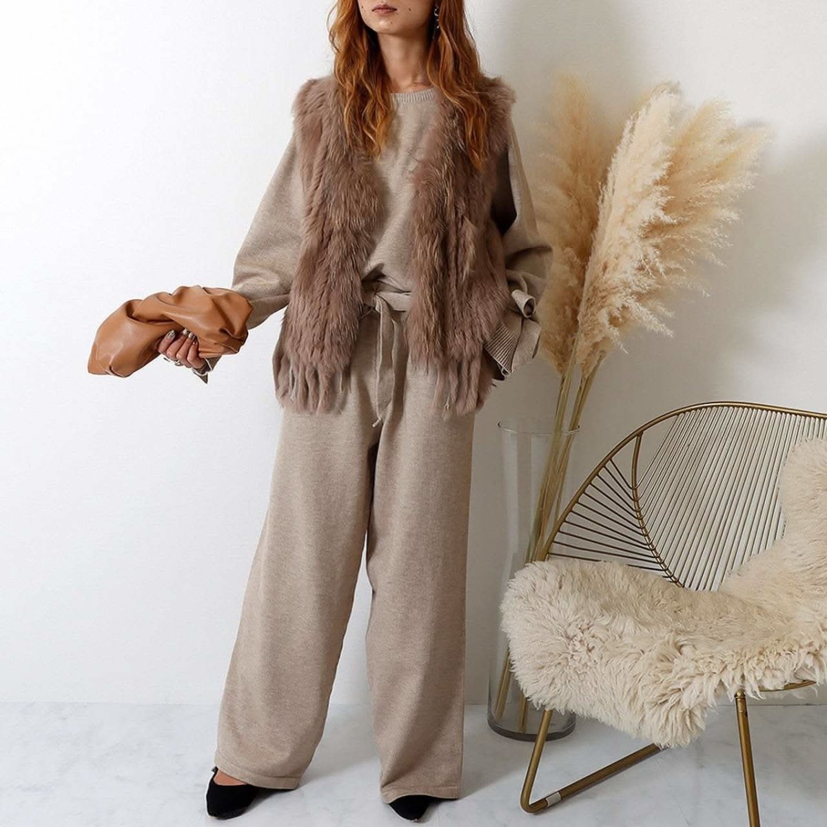 <グレー Mサイズ1点即納>【高品質】【動画あり】スリーブリボンカシミアニット&フレアパンツセットアップ 2色展開 - select store mirror me<グレー Mサイズ1点即納>【高品質】【動画あり】スリーブリボンカシミアニット&フレアパンツセットアップ 2色展開194489256mirror meselect store mirror me194489256ベージュ S