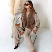 <グレー Mサイズ1点即納>【高品質】【動画あり】スリーブリボンカシミアニット&フレアパンツセットアップ 2色展開 - select store mirror me<グレー Mサイズ1点即納>【高品質】【動画あり】スリーブリボンカシミアニット&フレアパンツセットアップ 2色展開194489256mirror meselect store mirror me194489256ベージュ S