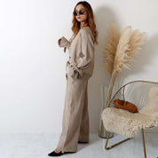 <グレー Mサイズ1点即納>【高品質】【動画あり】スリーブリボンカシミアニット&フレアパンツセットアップ 2色展開 - select store mirror me<グレー Mサイズ1点即納>【高品質】【動画あり】スリーブリボンカシミアニット&フレアパンツセットアップ 2色展開194489256mirror meselect store mirror me194489256ベージュ S