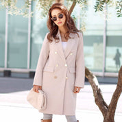 <ベージュM1点即納>【殿堂入り】【動画あり】ゴールドボタン美ラインロングジャケット 2色展開 - select store mirror me<ベージュM1点即納>【殿堂入り】【動画あり】ゴールドボタン美ラインロングジャケット 2色展開102063628mirror meselect store mirror me102063628ベージュ S