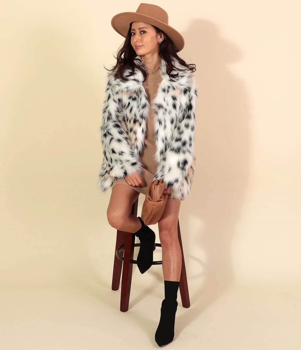 <ホワイトM1点即納>【動画あり】ニュアンスカラーダルメシアンファーコート 2色展開 - select store mirror me<ホワイトM1点即納>【動画あり】ニュアンスカラーダルメシアンファーコート 2色展開194476998mirror meselect store mirror me194476998ホワイト S