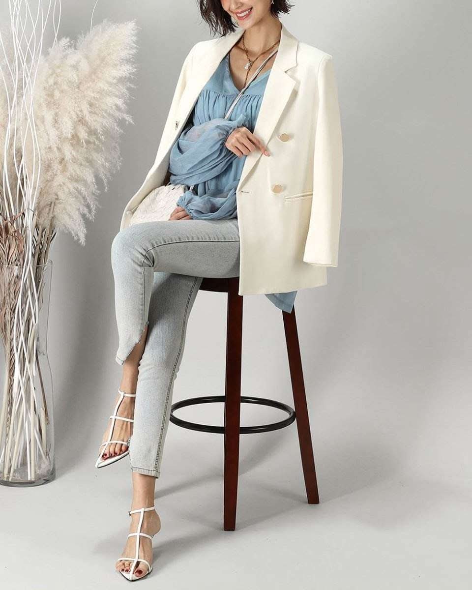 <Mサイズ1点即納>【動画あり】美ラインシンプルシングルボタンジャケット 2色展開 - select store mirror me<Mサイズ1点即納>【動画あり】美ラインシンプルシングルボタンジャケット 2色展開194552775mirror meselect store mirror me194552775S