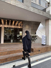 <グレージュMサイズ1点即納>【高品質ウール】高品質ウールドレープポンチョ風コート 2色展開 - select store mirror me<グレージュMサイズ1点即納>【高品質ウール】高品質ウールドレープポンチョ風コート 2色展開196077434mirror meselect store mirror me196077434グレージュS