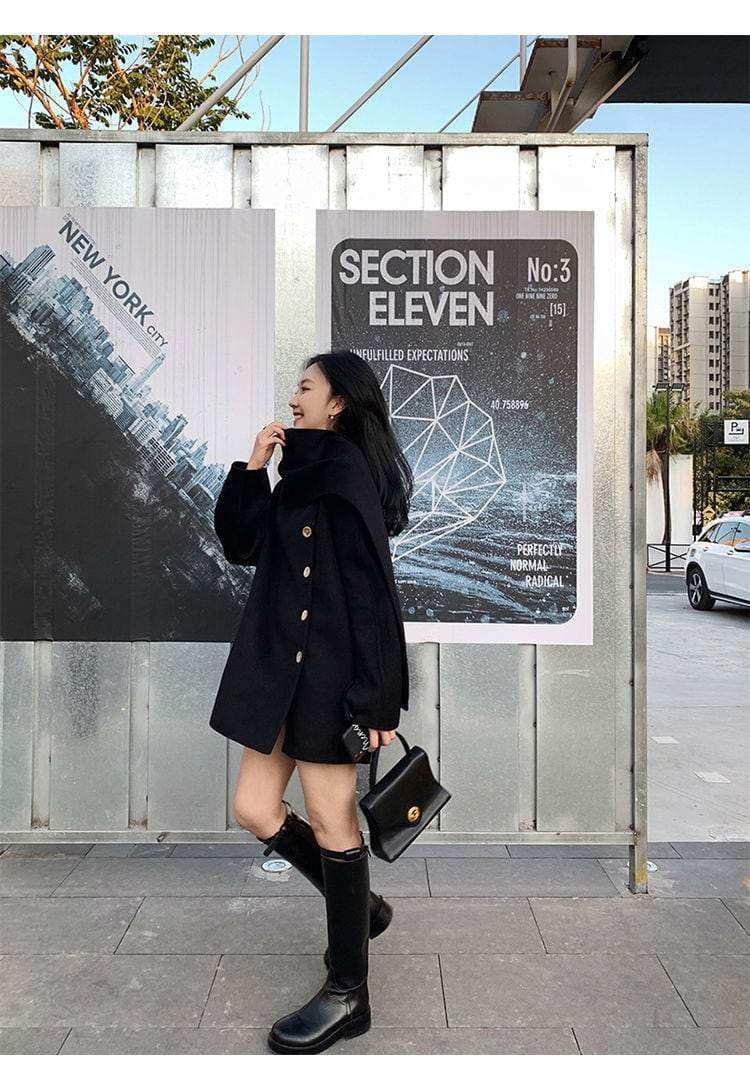 <グレージュMサイズ1点即納>【高品質ウール】高品質ウールドレープポンチョ風コート 2色展開 - select store mirror me<グレージュMサイズ1点即納>【高品質ウール】高品質ウールドレープポンチョ風コート 2色展開196077434mirror meselect store mirror me196077434グレージュS