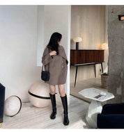 <グレージュMサイズ1点即納>【高品質ウール】高品質ウールドレープポンチョ風コート 2色展開 - select store mirror me<グレージュMサイズ1点即納>【高品質ウール】高品質ウールドレープポンチョ風コート 2色展開196077434mirror meselect store mirror me196077434グレージュS