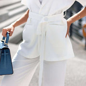 <ブラウンMサイズ1点ずつ即納>【動画あり】ウエストボタンベルト美シルエットセットアップ 3色展開 - select store mirror me<ブラウンMサイズ1点ずつ即納>【動画あり】ウエストボタンベルト美シルエットセットアップ 3色展開194486976mirror meselect store mirror me194486976ホワイト M