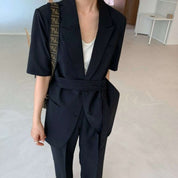 <ブラウンMサイズ1点ずつ即納>【動画あり】ウエストボタンベルト美シルエットセットアップ 3色展開 - select store mirror me<ブラウンMサイズ1点ずつ即納>【動画あり】ウエストボタンベルト美シルエットセットアップ 3色展開194486976mirror meselect store mirror me194486976ホワイト M