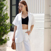 <ブラウンMサイズ1点ずつ即納>【動画あり】ウエストボタンベルト美シルエットセットアップ 3色展開 - select store mirror me<ブラウンMサイズ1点ずつ即納>【動画あり】ウエストボタンベルト美シルエットセットアップ 3色展開194486976mirror meselect store mirror me194486976ホワイト M